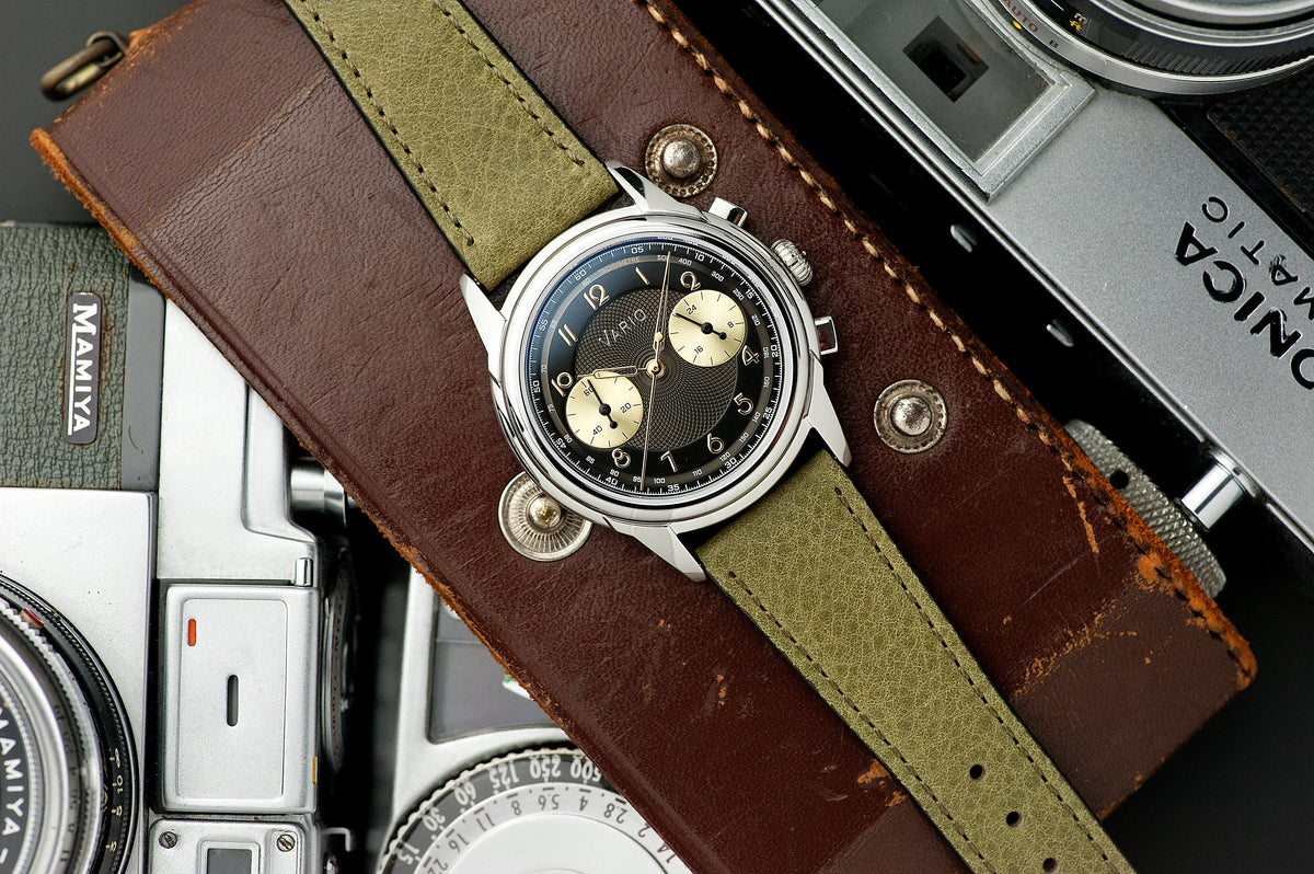 Vario Empire Gunmetal Tuxedo Tachymètre MecaQuartz Chronograph