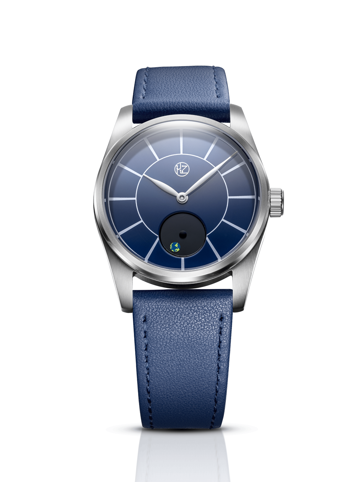 Hz Watches HZ.03 Blue Marble Blue Enamel
