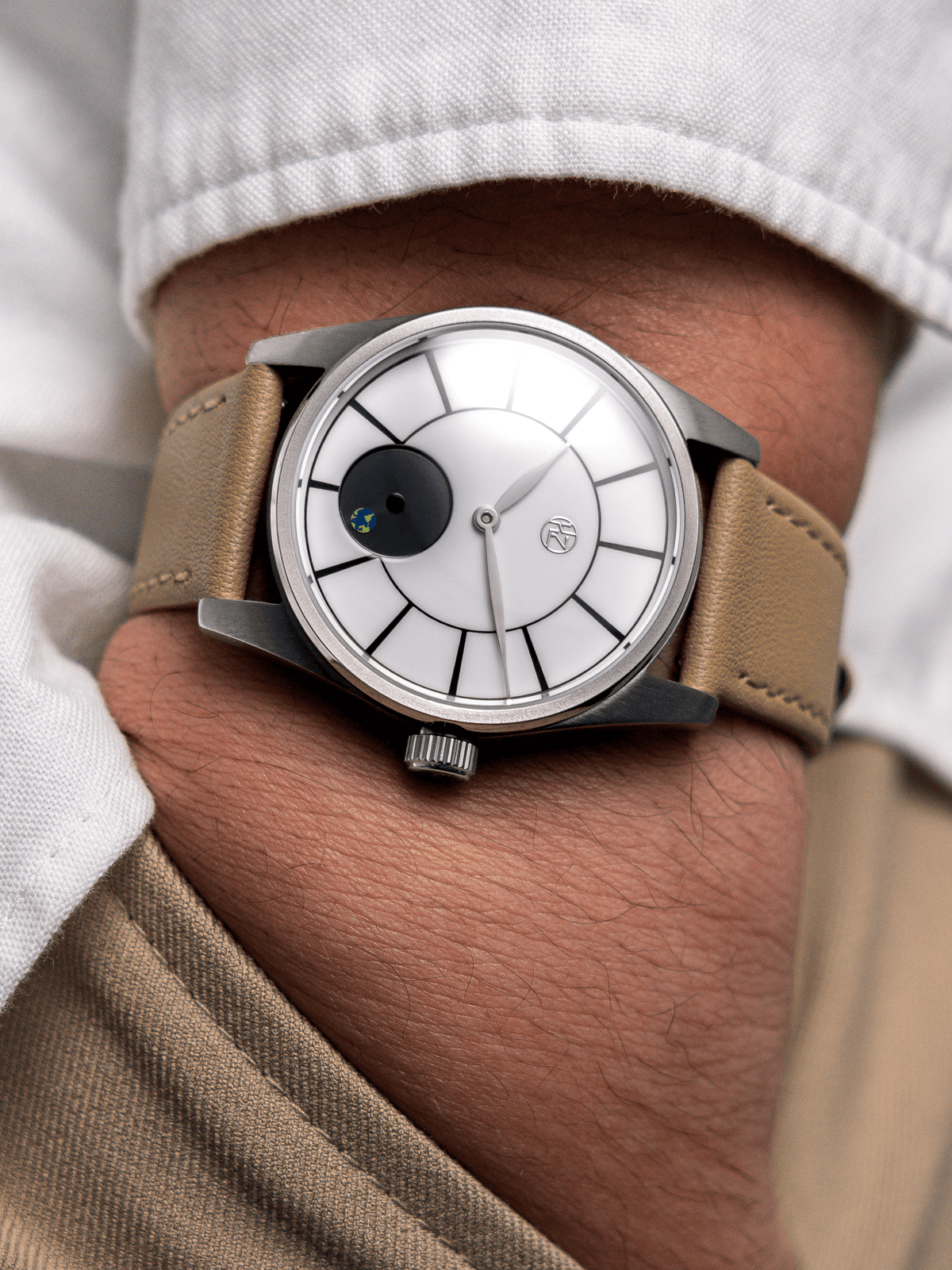 Hz Watches HZ.03 Blue Marble White