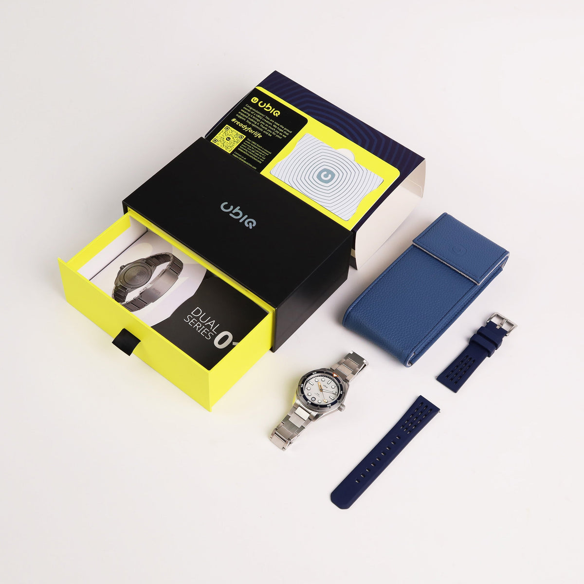 UBIQ Watches DUAL NAVYSILVER Miyota 9015