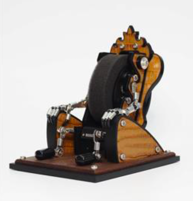 bigtimesgp Leather Throne - Oak