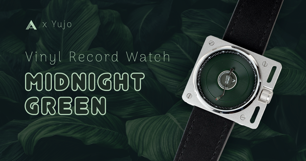 AndoAndoAndo Vinyl Record Quartz - Midnight Green