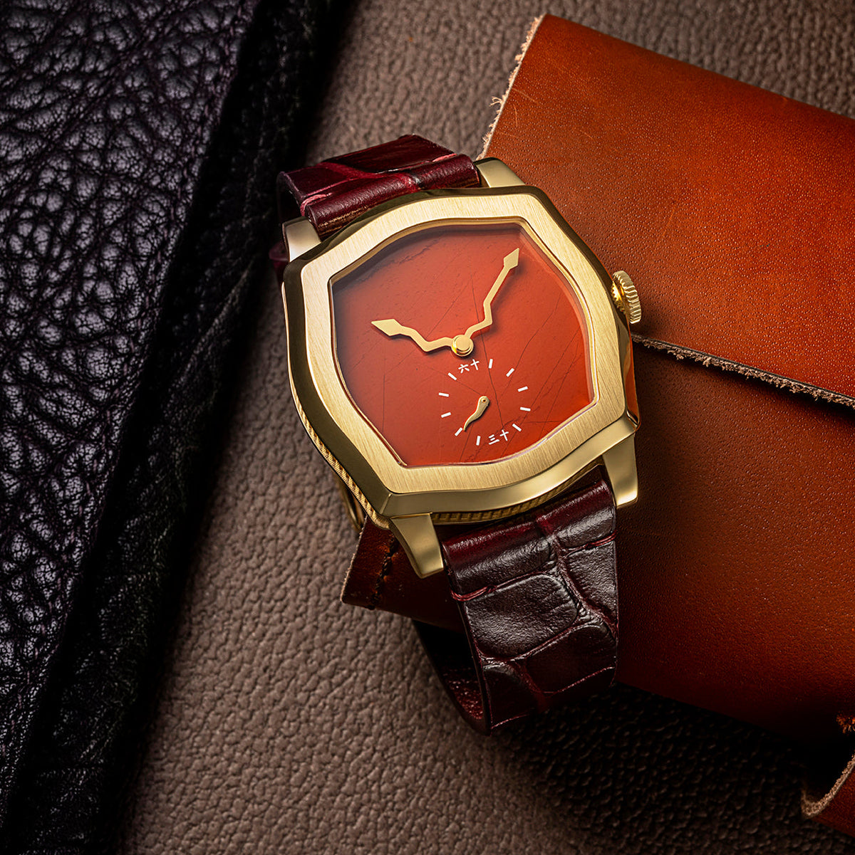 Feynman Q - Red Jasper