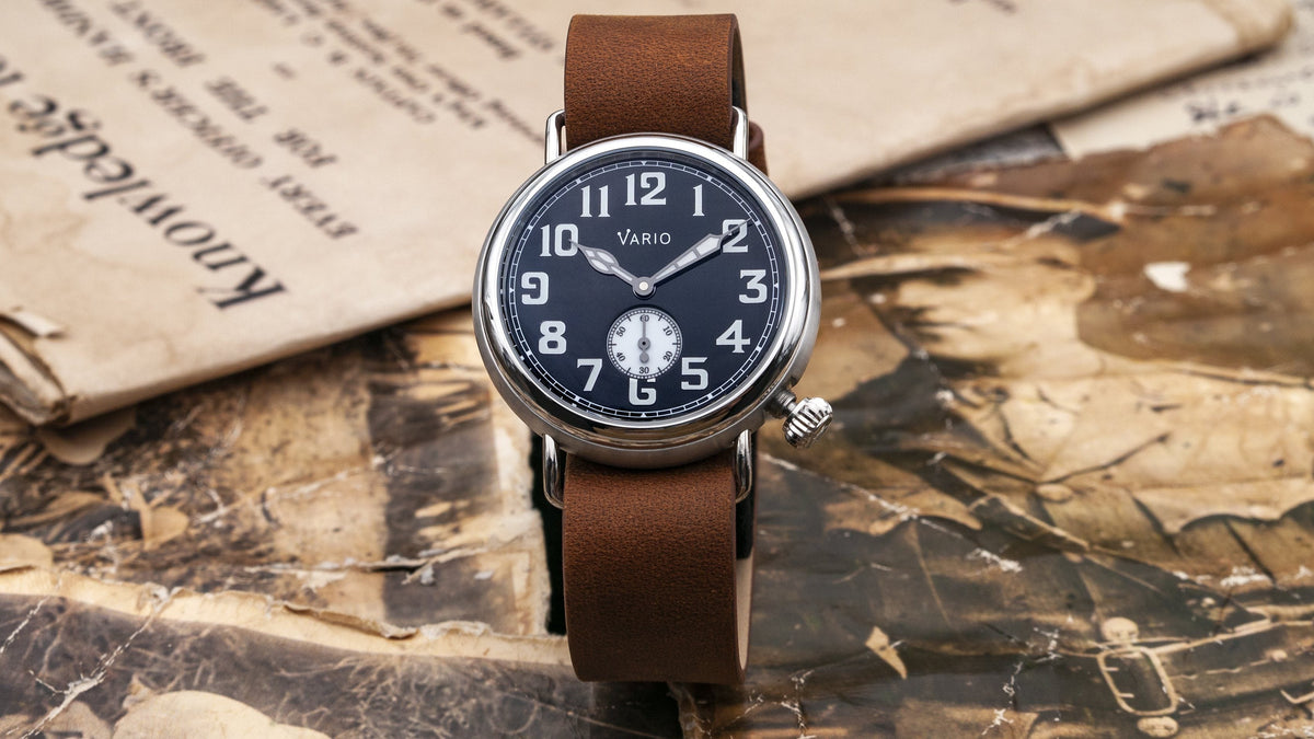 Vario 1918 Trench Black Dial White Lume