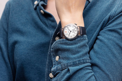 Vario 1918 Trench White Dial White Lume