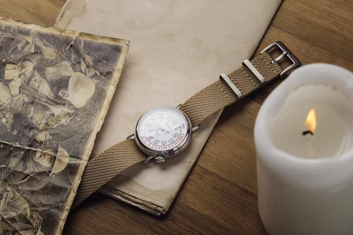 Vario 1918 Medic White Dial White Lume