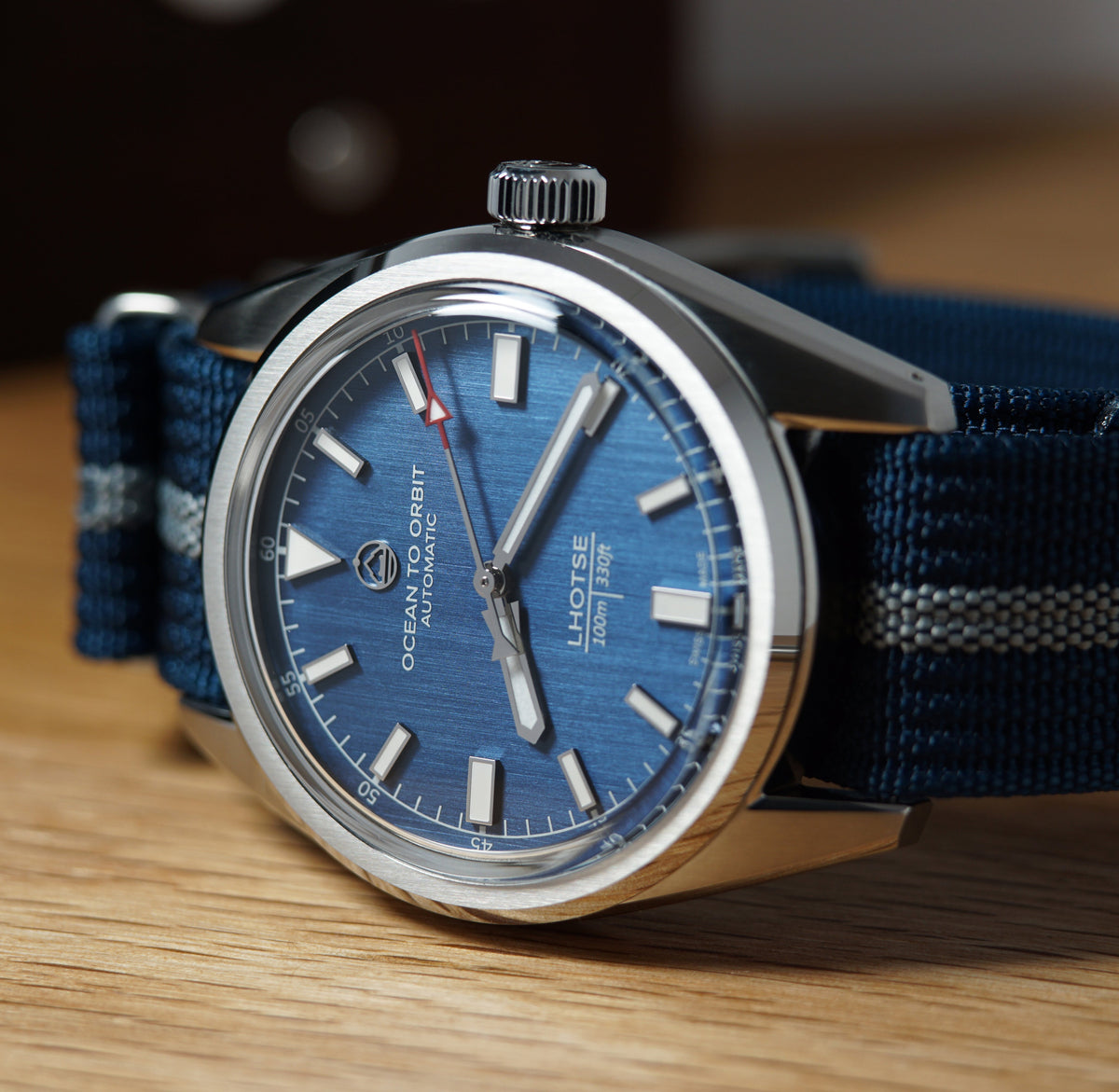 Ocean To Orbit Lhotse Blue Steel Red Tip 38.5mm