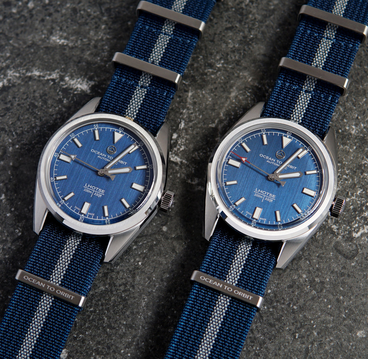 Ocean To Orbit Lhotse Blue Steel 38.5mm Adventure Strap
