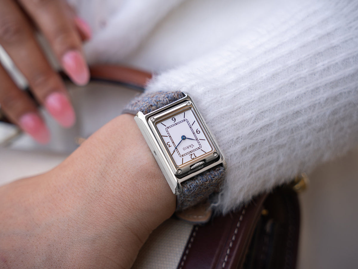 Vario VERSA Reversible Dual Time Silver-White MoP