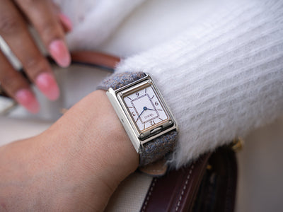Vario VERSA Reversible Dual Time Silver-White MoP