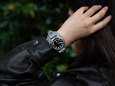 Vario 1918 Pilot Black Dial White Lume