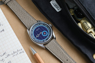 Vario NAVI Single Hand Deep Water Blue Small Seconds Compass