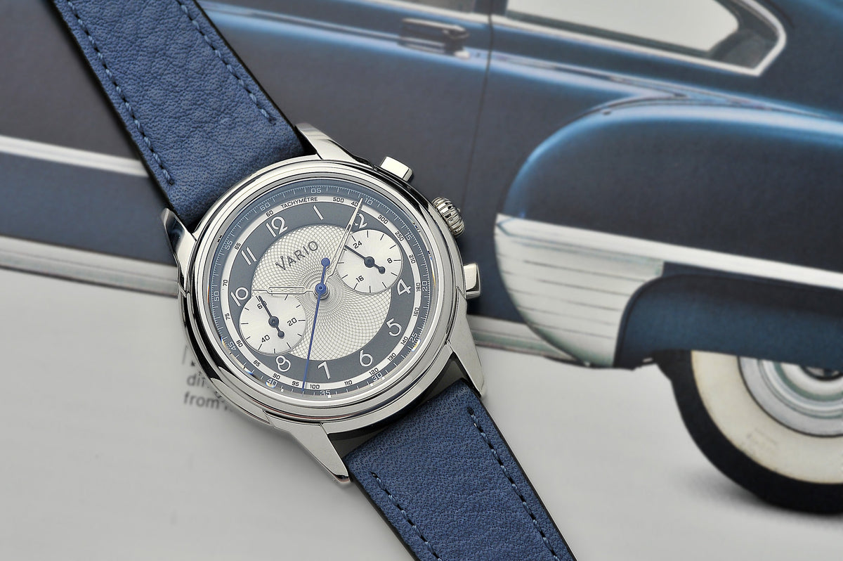 Vario Empire Grey Tuxedo Tachymètre MecaQuartz Chronograph