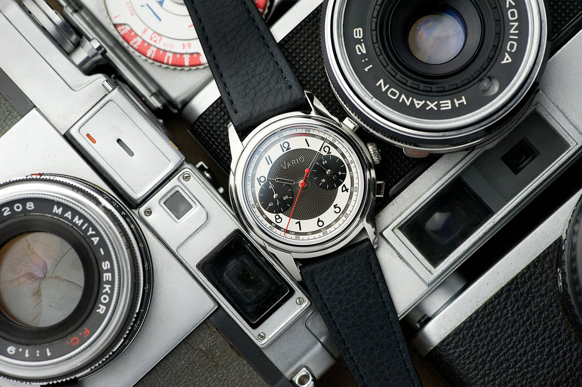Vario Empire Black Tuxedo Tachymètre MecaQuartz Chronograph