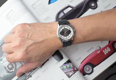 Vario Empire Black Tuxedo Tachymètre MecaQuartz Chronograph