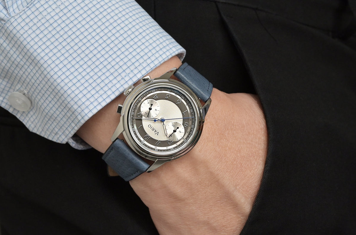 Vario Empire Grey Tuxedo Tachymètre MecaQuartz Chronograph