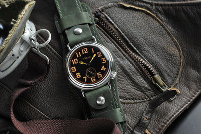 Vario 1918 Trench Black Dial Orange Lume
