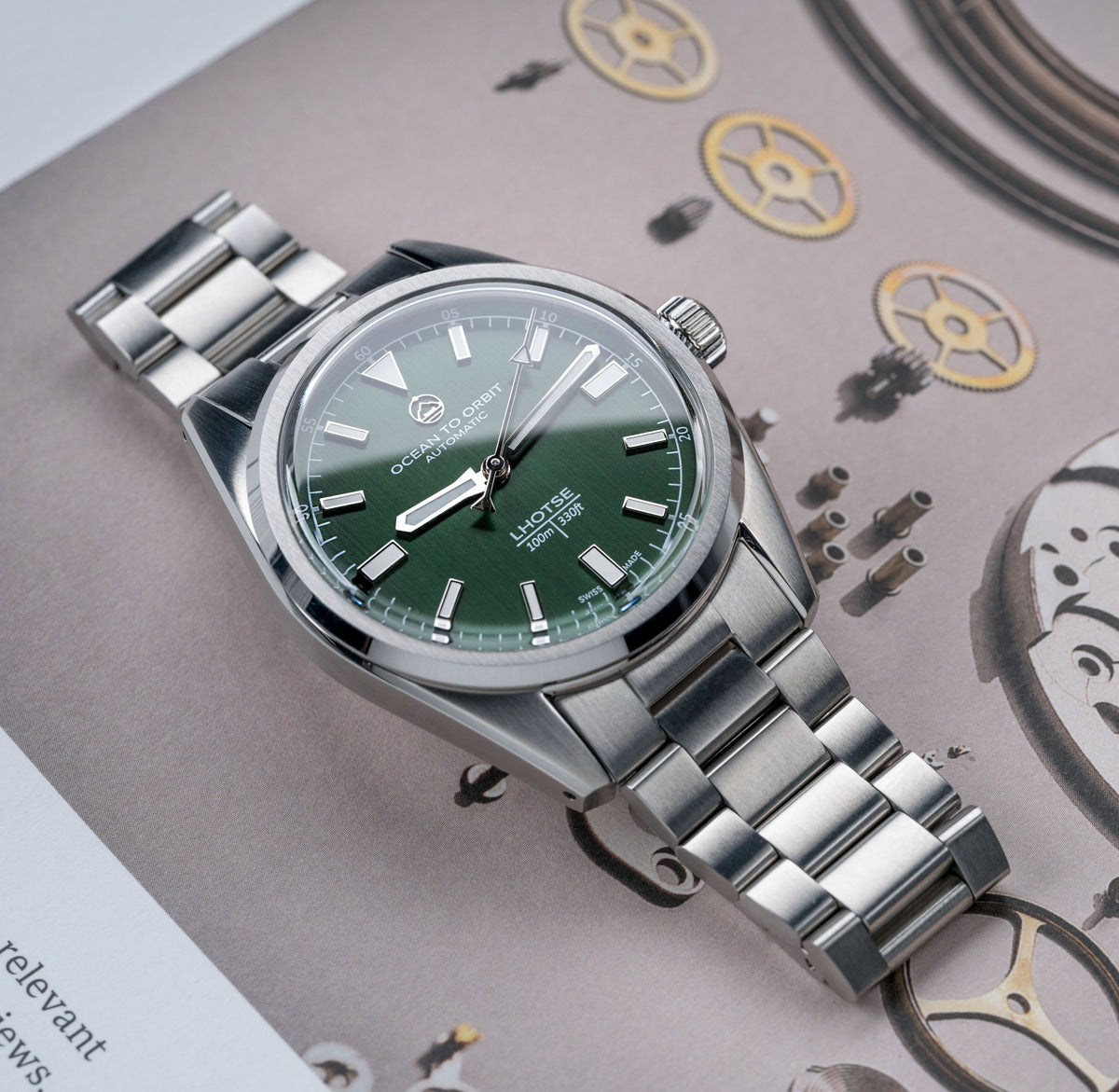 Ocean To Orbit Lhotse MISSION GREEN 38.5mm