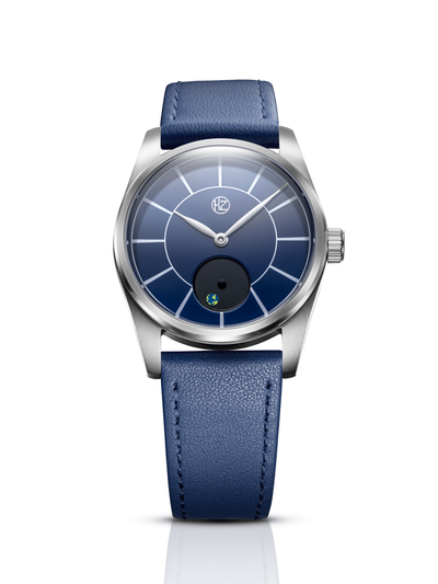 Hz Watches HZ.03 Blue Marble Blue Enamel