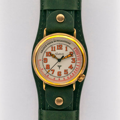 Vario 1918 Medic Brass Cream Dial Orange Lume