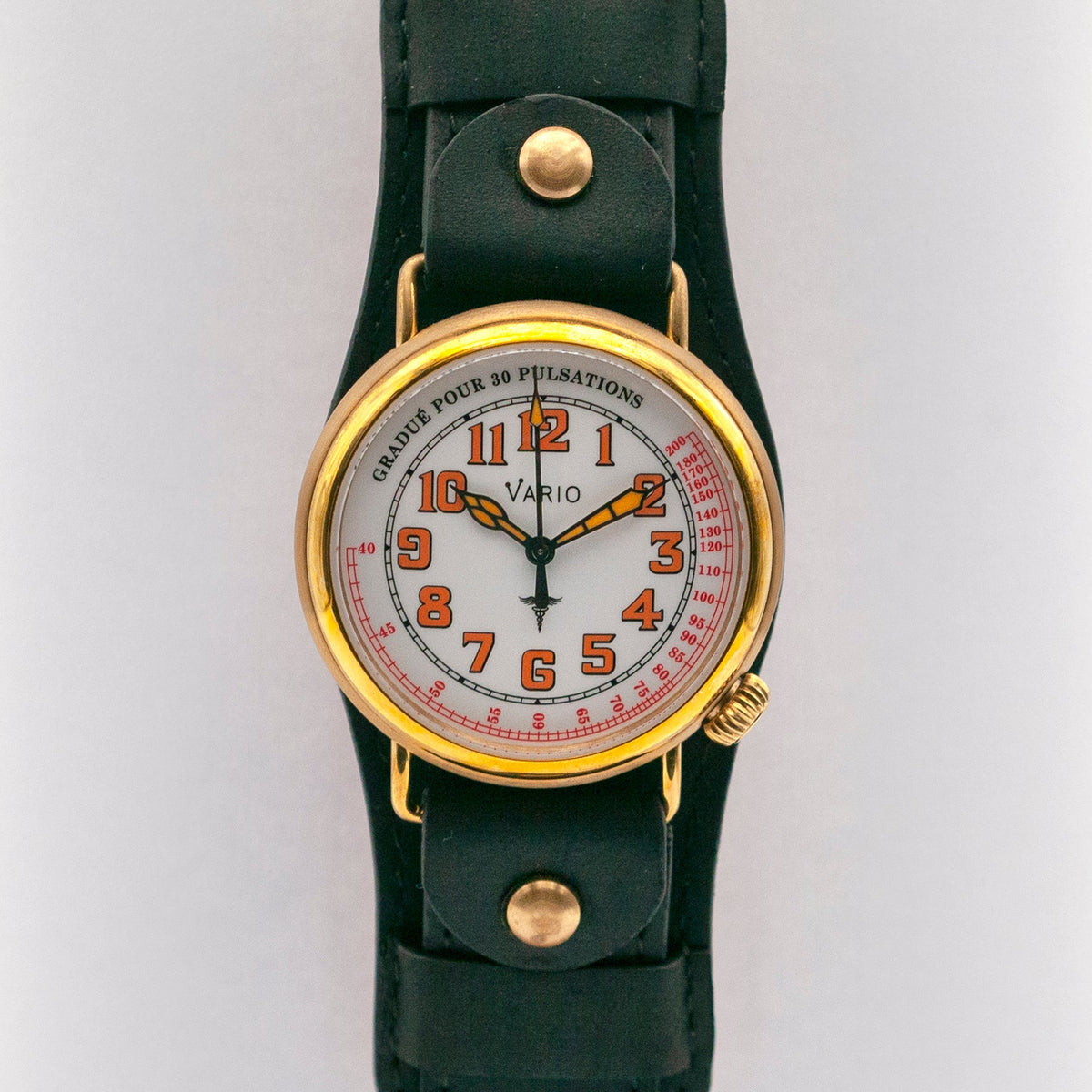 Vario 1918 Medic Brass White Dial Orange Lume