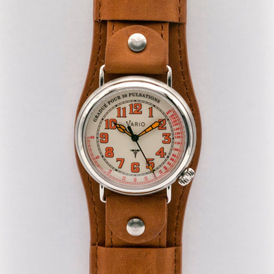 Vario 1918 Medic Cream Dial Orange Lume