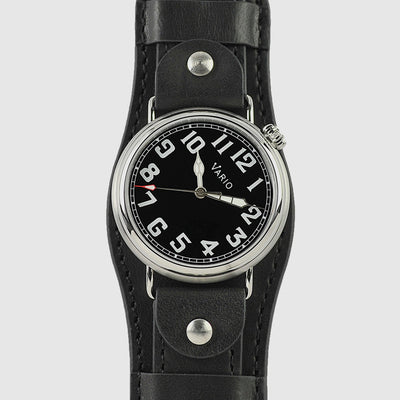 Vario 1918 Pilot Black Dial White Lume