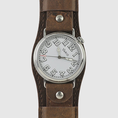 Vario 1918 Pilot White Dial White Lume