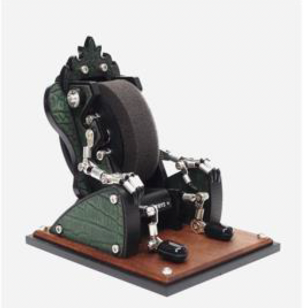 Robotoys Leather Throne - Khaki Green