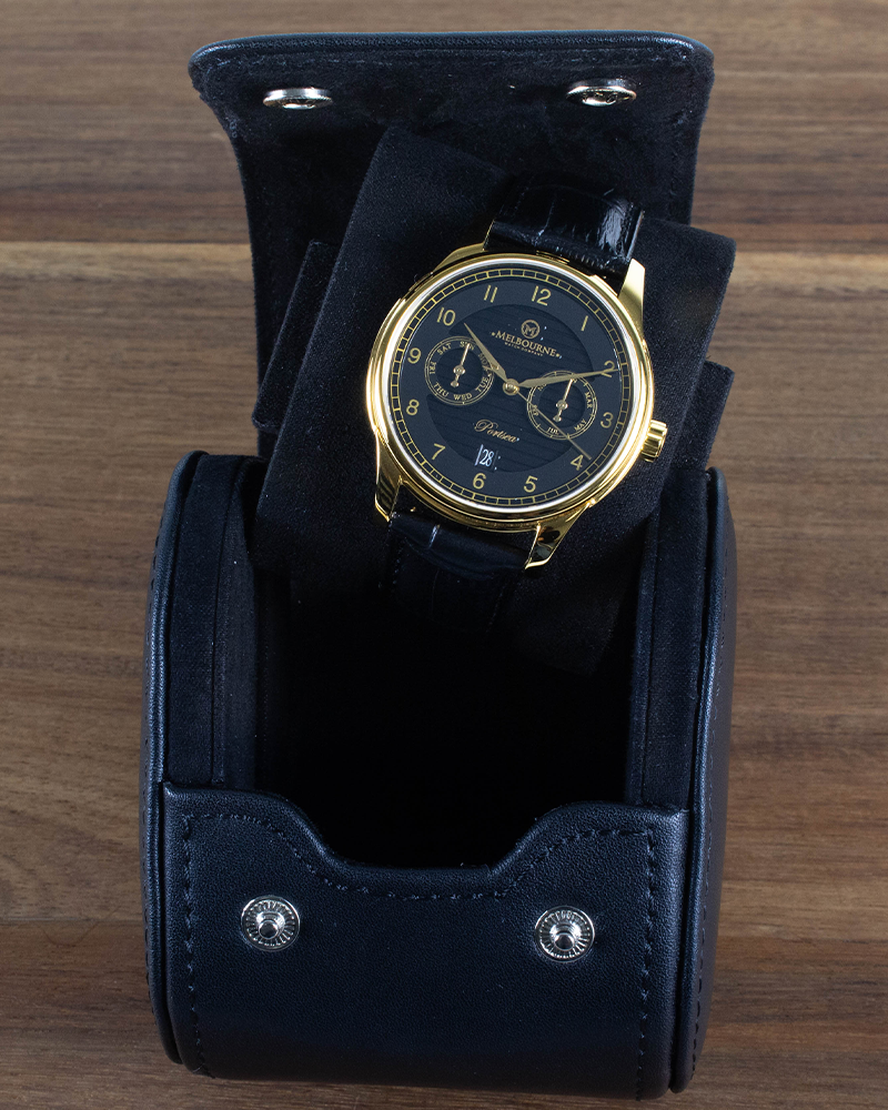 Melbourne Watch Company Portsea Calendar - Black & Gold