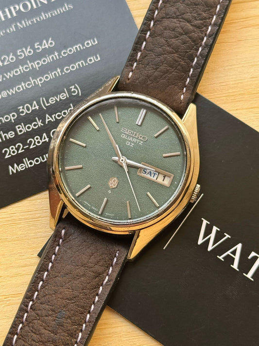 Seiko Quartz Qz Green | 0923-8000-G