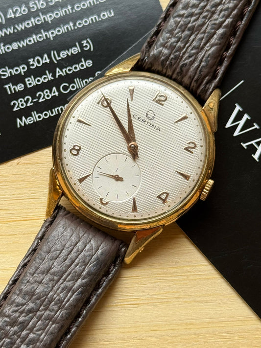 Certina Cal 410 Small Seconds Gold