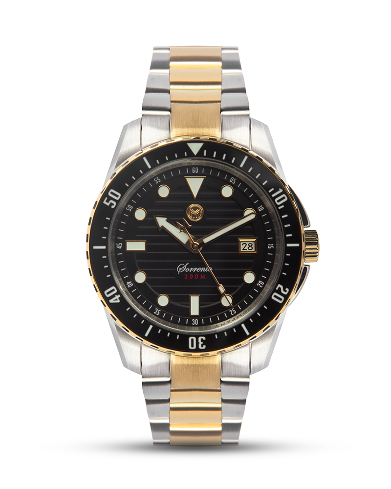 Melbourne Watch Company Sorrento - Black & Gold
