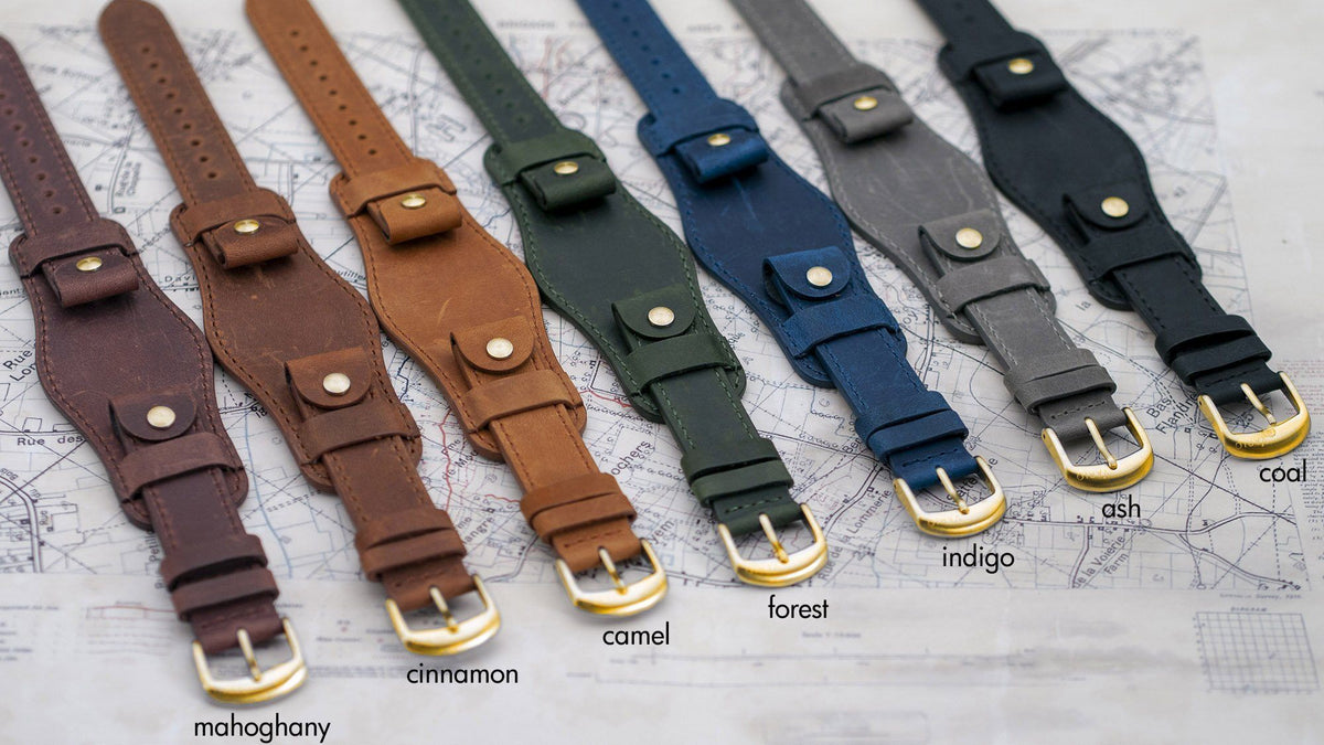 Vario 1918 Trench Brass Black Dial Orange Lume