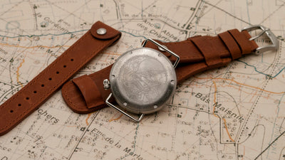 Vario 1918 Medic Cream Dial Orange Lume