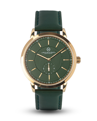 Melbourne Watch Company Flinders Heritage - Green & Gold
