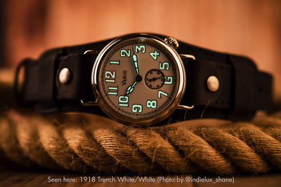 Vario 1918 Trench Black Dial Orange Lume