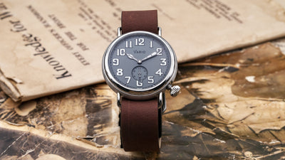 Vario 1918 Trench Grey Dial White Lume