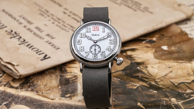 Vario 1918 Trench White Dial White Lume