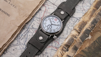 Vario 1918 Trench White Dial White Lume