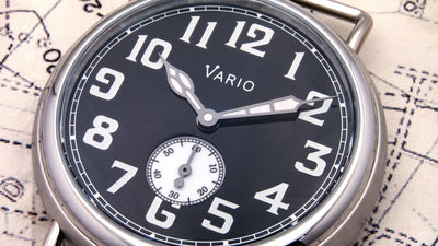 Vario 1918 Trench Black Dial White Lume