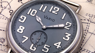 Vario 1918 Trench Grey Dial White Lume