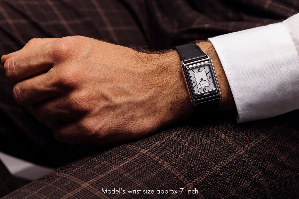 Vario VERSA Reversible Dual Time Silver-Black MoP