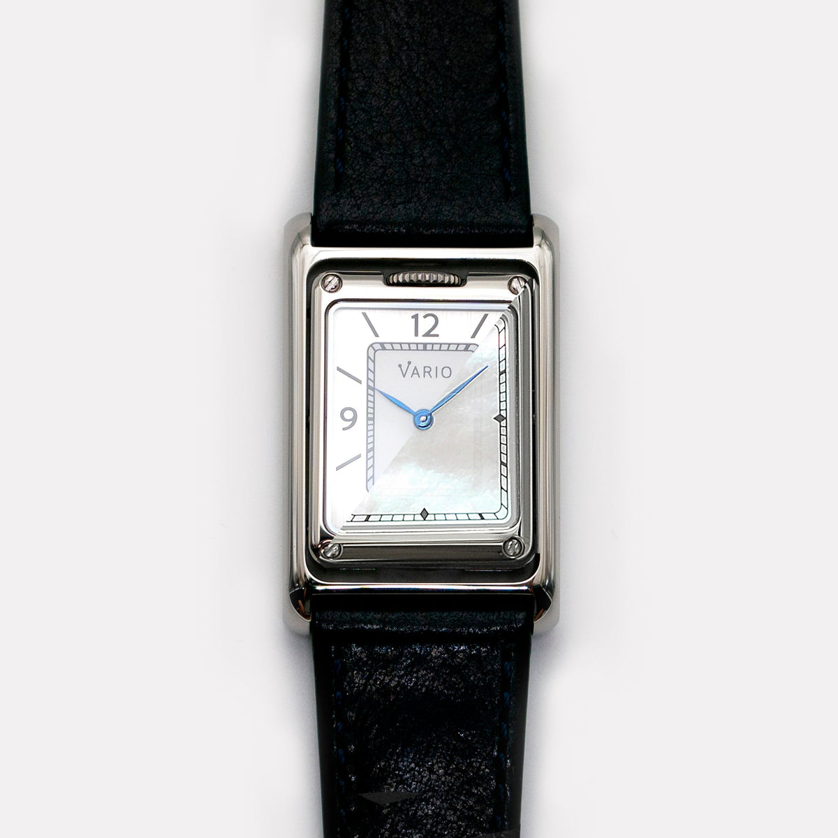 Vario VERSA Reversible Dual Time Silver-White MoP