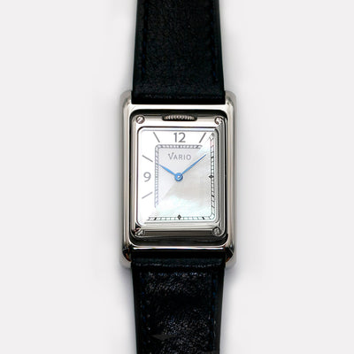Vario VERSA Reversible Dual Time Silver-White MoP