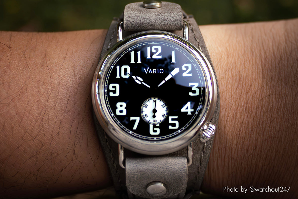 Vario 1918 Trench Black Dial White Lume