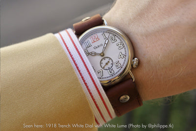 Vario 1918 Trench Black Dial White Lume