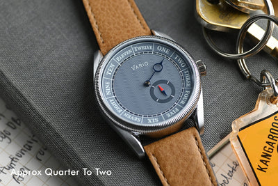 Vario NAVI Single Hand Storm Grey Small Seconds Compass